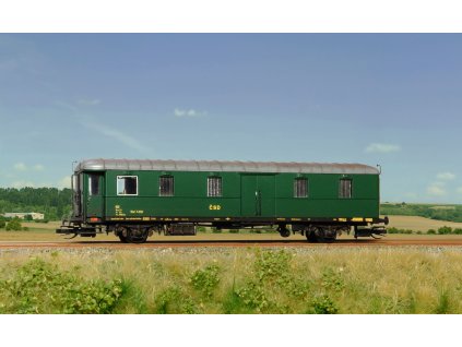 TT - Služební vůz Dsd „Rybák“ bez vyhlídky ČSD, stavebnice / SDV Model 12062