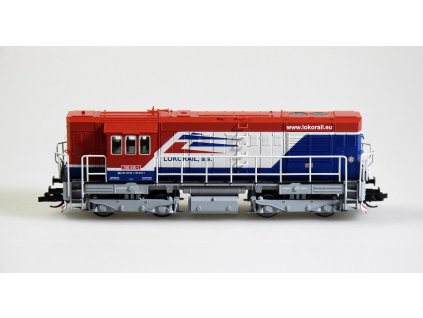 TT - dieselová lokomotiva 740 Lokorail a.s. (SK), Ep. VI KOCOUR / Tillig 02759