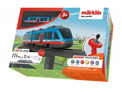 H0 - Dětský start set - Airport Express Hochbahn / Marklin 29307