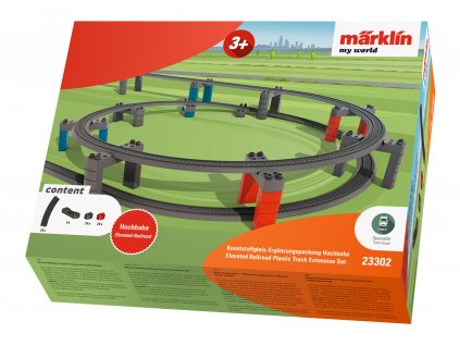 H0 - rozšíření kolejí o stoupání Märklin my world / Marklin 23302