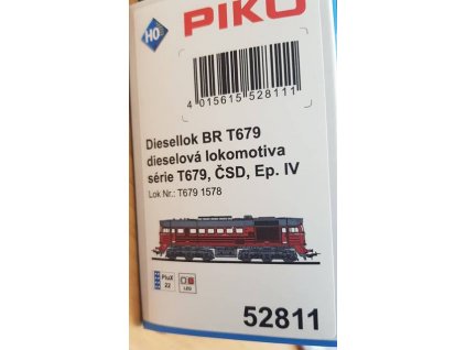 H0 - dieselová lokomotiva T679 ČSD Sergej / PIKO 52811