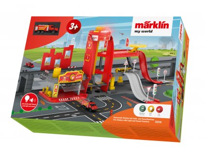H0 - rozšíření "Hasičská stanice" Märklin my world, zvuk, světla / Marklin 72219