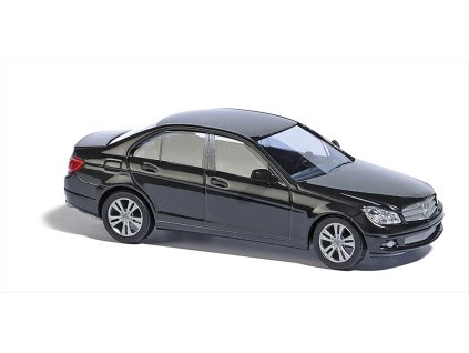 H0 - auto Mercedes MB C černý / Busch 89138