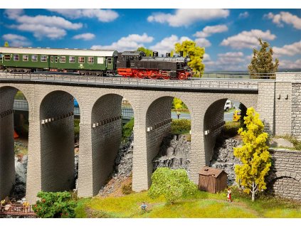 428217 h0 viadukt set 2 gleisig faller 120465