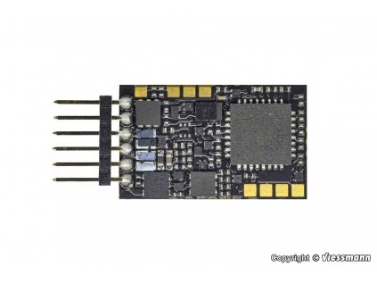 N - mikro lokomotivní dekodér 6 pin NEM 651 - nahrazuje 5241 / Viessmann 5297