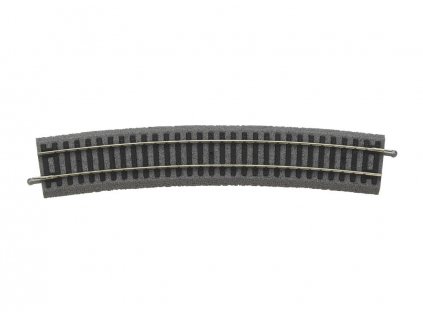 H0 - Oblouková kolej R9 908 mm 15° A-Gleis s podložím / PIKO 55419