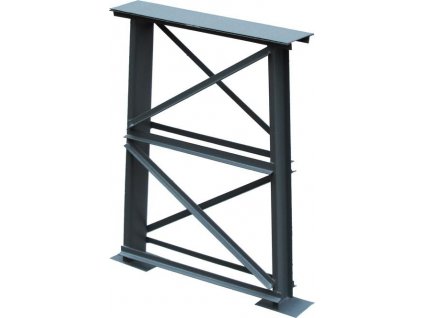 H0 - Mostní pilíř z kovu šedý, 100mm / Hulacki K/240