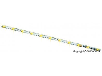 H0 - Vnitřní osvětlení do vozů 254 mm - teple bílá, 11 LED / Viessmann 5049