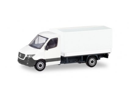 431982 h0 mercedes benz sprinter 18 s plachtou minikit herpa 013703