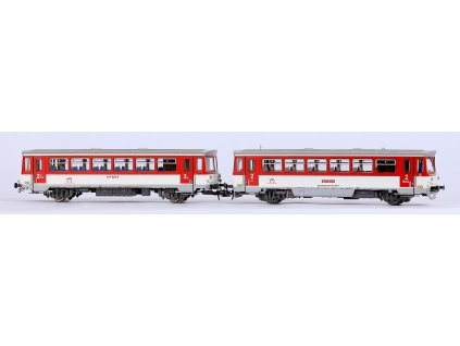 H0 - DCC/ZVUK motorový vůz 810 159-4 a přípojný vůz Baafx010 ZSSK Blonski / Roco 70383