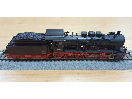 H0 - DCC Start set - parní lokomotiva BR 57 a 4 nákl. vozy, z21 start a MM / Roco 51318