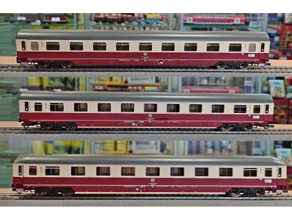H0 - set 3 rychlíkových vozů DB Christoforus #1 / Roco 74095