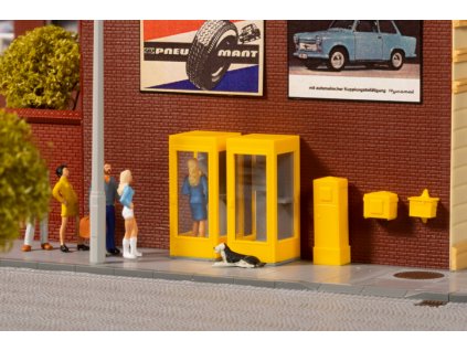 H0 - Telefonní budky a poštovní schránky / Auhagen 41662