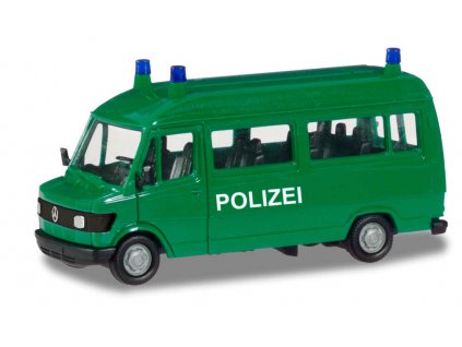 439193 h0 autobus mercedes benz t1 police edice basic herpa 094139