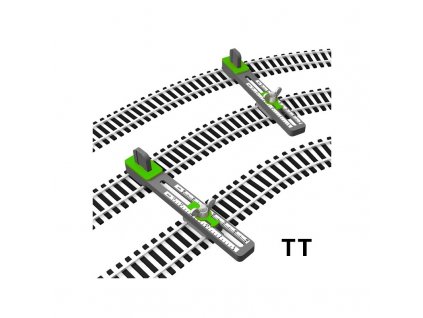 TT - držáky flexikolejí pro pokládání paralelní tratě, nastavitelné / Proses PPT-TT-01