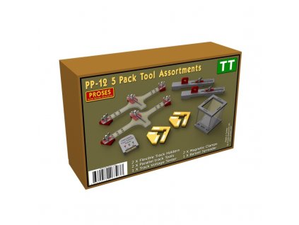 TT - výhodný set nástrojů k modelové železnici / Proses PPP-12