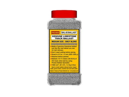 14 kg 3 lbs authentic limestone ballast ho oo grey blend