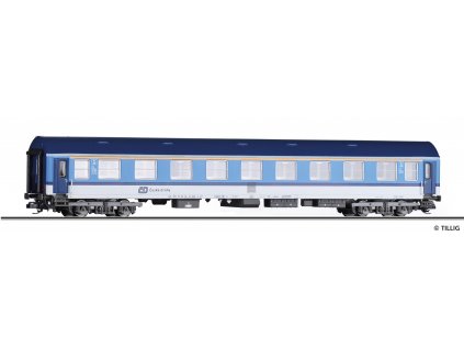 TT - rychlíkový vůz 1. třídy A149 typ Y/B ČD Najbrt, ep. VI / Tillig 16408