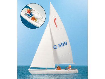 H0 - Plachetnice, 2 figurky / Preiser 10677