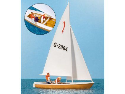 H0 - Plachetnice, 2 figurky / Preiser 10681