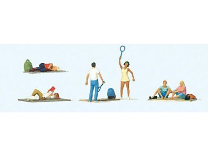 H0 - Na trávníku / Preiser 10697