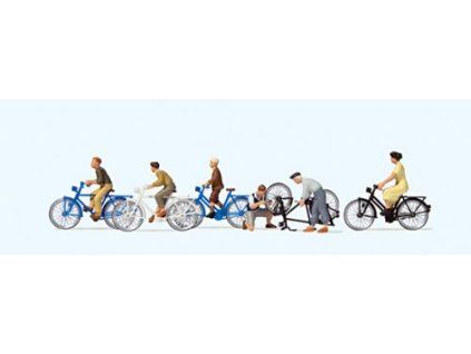 H0 - Mládež na kolech / Preiser 10716