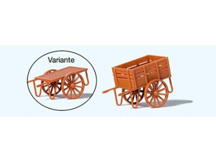 H0 - Plošinový vozík / Preiser 17711