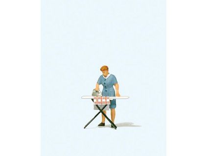 H0 - Žena žehlí / Preiser 28154