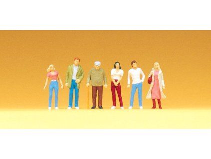 1:100 - Kolemjdoucí 6 figurek / Preiser 74000