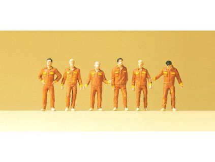 1:100 - Montéři 6 figurek / Preiser 74009