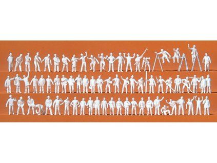 N - V práci, 70 figurek / Preiser 79009