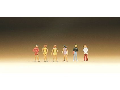 N - Mladí lidé 6 figurek / Preiser 79037