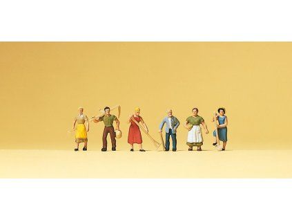 N - Venkované 6 figurek  / Preiser 79040