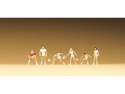 N - Tenista 6 figurek  / Preiser 79041