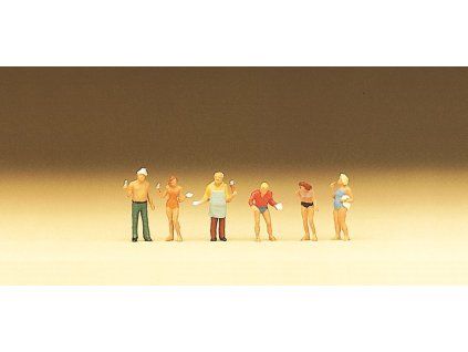 N - Gril párty 6 figurek / Preiser 79073