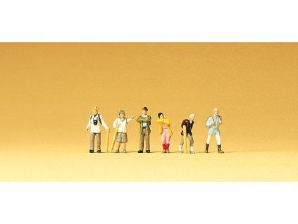 N - Chodci 6 figurek / Preiser 79074