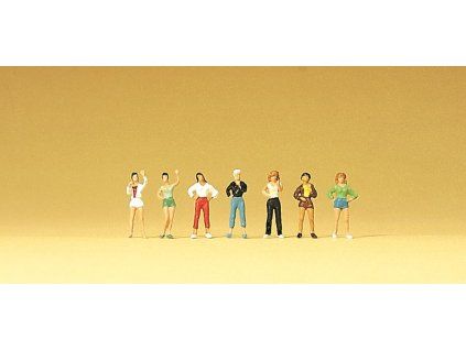 N - Dívka 7 figurek / Preiser 79075