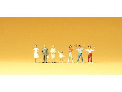 N - Lidé se sladkostmi 7 figurek   / Preiser 79079