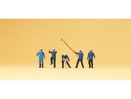 N - Hasiči 5 figurek / Preiser 79116