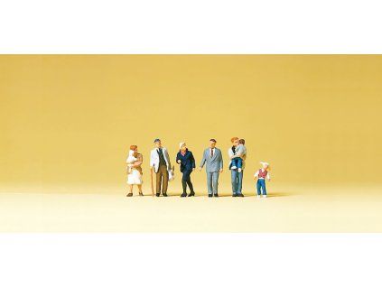 N - Kolemjdoucí s dětmi / Preiser 79146