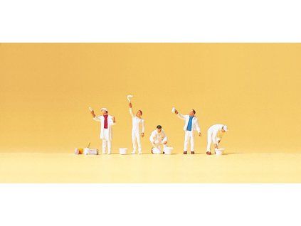 N -  Malíř 5 figurek / Preiser 79176