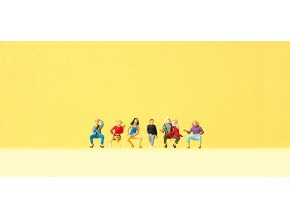 N -Děda a 6 dětí / Preiser 79212