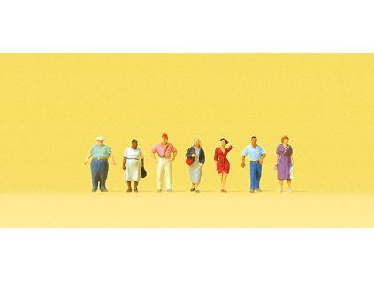 N - Kolemjdoucí 7 figurek / Preiser 79218