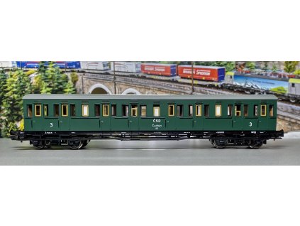 H0 - Osobní vůz ČSD trofejní, Ep.III / PIKO 53318