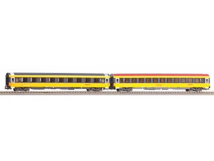 H0 - set 2 osobních vozů Regiojet 1 a 2. tř. Eurofima / PIKO 58222