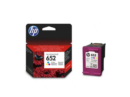Cartridge HP 652 3barevná ink kazeta, F6V24AE / HP 34313283