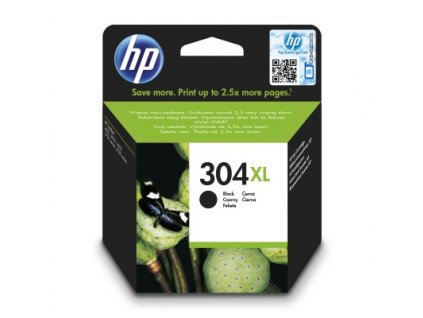 Cartridge černá HP 304XL Black Original, N9K08AE / HP 34313333