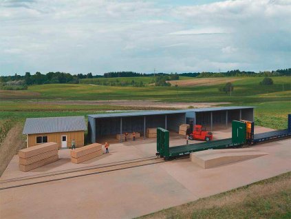 H0 - Moderní dřevo nakládací / Faller 534206