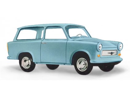 469523 h0 trabant p601 kombi modry busch 53200