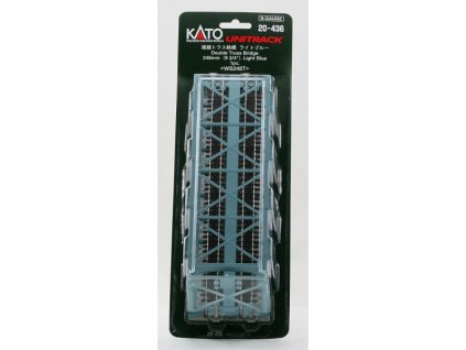 N - 1x ocelový most modrý s dvojkolejkou, 248mm UNITRACK / KATO 20-436